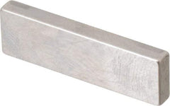 Mitutoyo - 0.131" Rectangular Steel Gage Block - Accuracy Grade 0, Includes Certificate of Inspection - Caliber Tooling