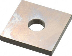 Mitutoyo - 0.128" Square Steel Gage Block - Accuracy Grade 0, Includes Certificate of Inspection - Caliber Tooling