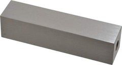 Mitutoyo - 4" Square Steel Gage Block - Accuracy Grade 0, Includes Certificate of Inspection - Caliber Tooling