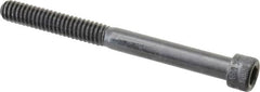 Made in USA - 1/4-20 UNC Hex Socket Drive, Socket Cap Screw - Alloy Steel, Black Oxide Finish, Partially Threaded, 2-3/4" Length Under Head - Caliber Tooling