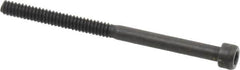 Holo-Krome - #6-32 UNC Hex Socket Drive, Socket Cap Screw - Alloy Steel, Black Oxide Finish, Partially Threaded, 2" Length Under Head - Caliber Tooling