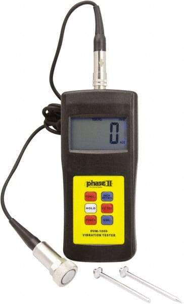 Phase II - Vibration Meters Meter Type: Vibration Meter Vibration Measurement Range: 10Hz - 1Khz (mm) - Caliber Tooling