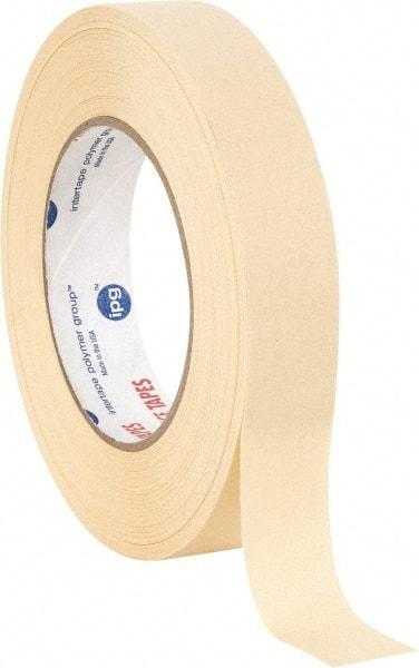 Intertape - 1" Wide x 60 Yd Long White Paper Masking Tape - Series PG21, 7.3 mil Thick, 26 In/Lb Tensile Strength - Caliber Tooling