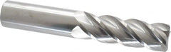 Accupro - 1" Diam 4 Flute Solid Carbide 0.06" Corner Radius End Mill - Caliber Tooling