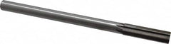 Interstate - 0.632" High Speed Steel Chucking Reamer - Straight Flute, 9/16" Straight Shank, 2-1/4" Flute Length, 9" OAL - Caliber Tooling