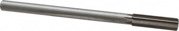 Interstate - 0.665" High Speed Steel Chucking Reamer - Straight Flute, 9/16" Straight Shank, 2-1/4" Flute Length, 9" OAL - Caliber Tooling