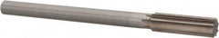 Interstate - 0.763" High Speed Steel Chucking Reamer - Straight Flute, 5/8" Straight Shank, 2-1/2" Flute Length, 9-1/2" OAL - Caliber Tooling