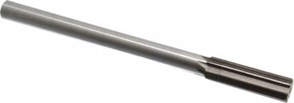 Interstate - 0.769" High Speed Steel Chucking Reamer - Straight Flute, 5/8" Straight Shank, 2-1/2" Flute Length, 9-1/2" OAL - Caliber Tooling