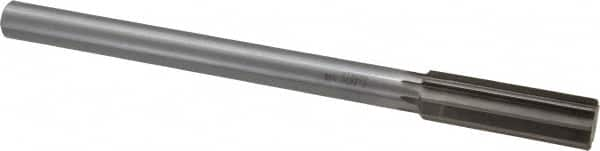 Interstate - 0.785" High Speed Steel Chucking Reamer - Straight Flute, 5/8" Straight Shank, 2-1/2" Flute Length, 9-1/2" OAL - Caliber Tooling