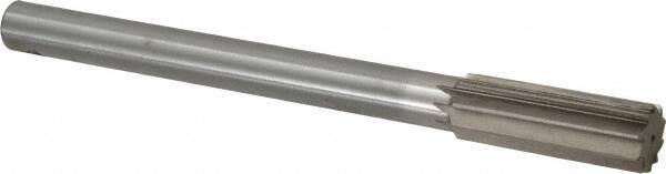 Interstate - 15/16" High Speed Steel Chucking Reamer - Straight Flute, 3/4" Straight Shank, 2-5/8" Flute Length, 10" OAL - Caliber Tooling