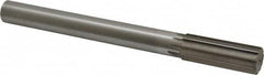 Interstate - 1" High Speed Steel Chucking Reamer - Straight Flute, 7/8" Straight Shank, 2-3/4" Flute Length, 10-1/2" OAL - Caliber Tooling