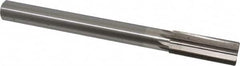 Interstate - 1" High Speed Steel Chucking Reamer - Straight Flute, 7/8" Straight Shank, 2-3/4" Flute Length, 10-1/2" OAL - Caliber Tooling