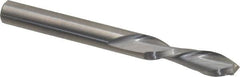 Onsrud - 1/4" Cutting Diam x 7/8" Length of Cut, 2 Flute, Downcut Spiral Router Bit - Uncoated, Right Hand Cut, Solid Carbide, 2-1/2" OAL x 1/4" Shank Diam, Double Edge, 30° Helix Angle - Caliber Tooling