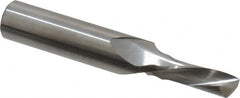 Onsrud - 5/16" Cutting Diam x 3/4" Length of Cut, 1 Flute, Downcut Spiral Router Bit - Uncoated, Right Hand Cut, Solid Carbide, 3" OAL x 1/2" Shank Diam, Single Edge, 22° Helix Angle - Caliber Tooling