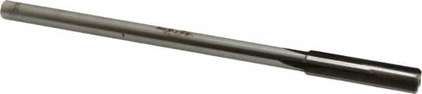 Made in USA - 0.346" Carbide-Tipped 4 Flute Chucking Reamer - Straight Flute, 9/32" Straight Shank, 1-1/2" Flute Length, 6" OAL - Caliber Tooling