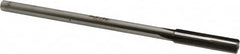 Made in USA - 0.346" Carbide-Tipped 4 Flute Chucking Reamer - Straight Flute, 9/32" Straight Shank, 1-1/2" Flute Length, 6" OAL - Caliber Tooling