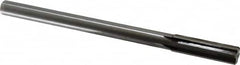 Made in USA - 0.622" Carbide-Tipped 6 Flute Chucking Reamer - Straight Flute, 9/16" Straight Shank, 2-1/4" Flute Length, 9" OAL - Caliber Tooling