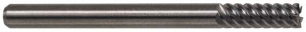 M.A. Ford - 1", 1-1/2" LOC, 1" Shank Diam, 4" OAL, 6 Flute, Solid Carbide Square End Mill - Single End, Uncoated, Spiral Flute, 53° Helix, Right Hand Cut, Right Hand Flute, Series 113 - Caliber Tooling