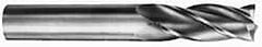 M.A. Ford - 5/8", 1-1/4" LOC, 5/8" Shank Diam, 3-1/2" OAL, 3 Flute, Solid Carbide Square End Mill - Caliber Tooling