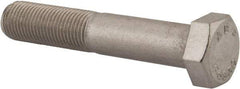 Value Collection - 1/2-20 UNF, 2-3/4" Length Under Head Hex Head Cap Screw - Partially Threaded, Grade 18-8 Stainless Steel, Uncoated, 3/4" Hex - Caliber Tooling