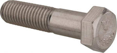 Value Collection - 9/16-18 UNF, 2-1/2" Length Under Head Hex Head Cap Screw - Partially Threaded, Grade 18-8 Stainless Steel, Uncoated, 13/16" Hex - Caliber Tooling