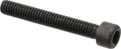 Value Collection - #6-40 UNF Hex Socket Drive, Socket Cap Screw - Alloy Steel, Black Oxide Finish, Fully Threaded, 1" Length Under Head - Caliber Tooling