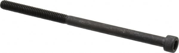 Value Collection - #8-32 UNC Hex Socket Drive, Socket Cap Screw - Alloy Steel, Black Oxide Finish, Partially Threaded, 3" Length Under Head - Caliber Tooling