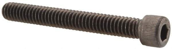 Value Collection - #12-24 UNC Hex Socket Drive, Socket Cap Screw - Alloy Steel, Black Oxide Finish, Partially Threaded, 1-3/4" Length Under Head - Caliber Tooling