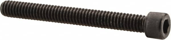 Value Collection - #12-24 UNC Hex Socket Drive, Socket Cap Screw - Alloy Steel, Black Oxide Finish, Partially Threaded, 2" Length Under Head - Caliber Tooling