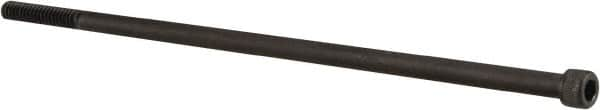 Value Collection - 1/4-20 UNC Hex Socket Drive, Socket Cap Screw - Alloy Steel, Black Oxide Finish, Partially Threaded, 7" Length Under Head - Caliber Tooling