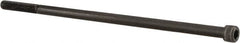 Value Collection - 1/4-28 UNF Hex Socket Drive, Socket Cap Screw - Alloy Steel, Black Oxide Finish, Partially Threaded, 6" Length Under Head - Caliber Tooling