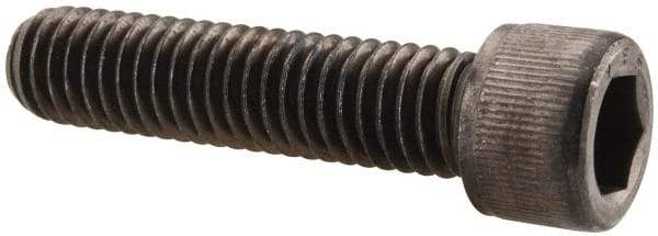 Value Collection - 3/8-16 UNC Hex Socket Drive, Socket Cap Screw - Alloy Steel, Black Oxide Finish, Partially Threaded, 1-5/8" Length Under Head - Caliber Tooling