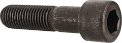 Value Collection - 1-1/8 - 7 UNC Hex Socket Drive, Socket Cap Screw - Alloy Steel, Black Oxide Finish, Partially Threaded, 4-1/2" Length Under Head - Caliber Tooling