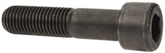 Value Collection - 1-1/8 - 7 UNC Hex Socket Drive, Socket Cap Screw - Alloy Steel, Black Oxide Finish, Partially Threaded, 5" Length Under Head - Caliber Tooling