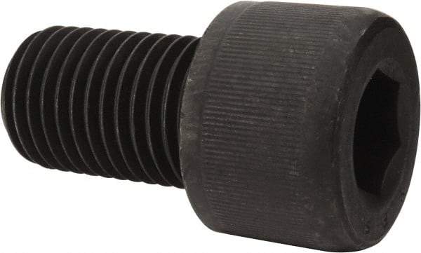 Value Collection - 1-1/4 - 7 UNC Hex Socket Drive, Socket Cap Screw - Alloy Steel, Black Oxide Finish, Fully Threaded, 2" Length Under Head - Caliber Tooling