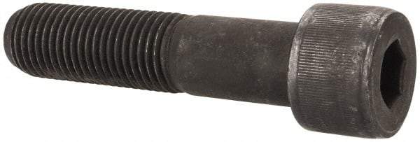 Value Collection - 1-1/2 - 6 UNC Hex Socket Drive, Socket Cap Screw - Alloy Steel, Black Oxide Finish, Partially Threaded, 6-1/2" Length Under Head - Caliber Tooling