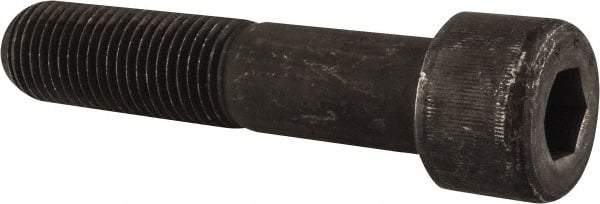 Value Collection - 1-1/2 - 6 UNC Hex Socket Drive, Socket Cap Screw - Alloy Steel, Black Oxide Finish, Partially Threaded, 7" Length Under Head - Caliber Tooling