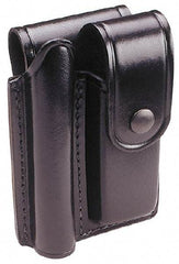 Mag-Lite - Leather Mini/Pocket Flashlight Belt Holster - Black, Compatible with Maglite AA Batteries - Caliber Tooling