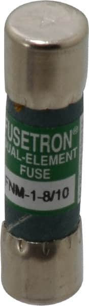 Cooper Bussmann - 250 VAC, 1.8 Amp, Time Delay General Purpose Fuse - Fuse Holder Mount, 1-1/2" OAL, 10 at 125 V kA Rating, 13/32" Diam - Caliber Tooling