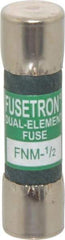 Cooper Bussmann - 250 VAC, 0.5 Amp, Time Delay Supplemental Fuse - Fuse Holder Mount, 1-1/2" OAL, 10 at 125 V kA Rating, 13/32" Diam - Caliber Tooling