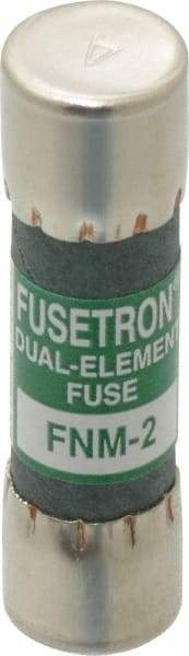 Cooper Bussmann - 250 VAC, 2 Amp, Time Delay General Purpose Fuse - Fuse Holder Mount, 1-1/2" OAL, 10 at 125 V kA Rating, 13/32" Diam - Caliber Tooling