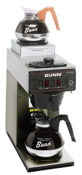 Bunn - Coffee Makers Coffee Maker Type: Two Station Commercial Pour-Omatic Color: Black - Caliber Tooling