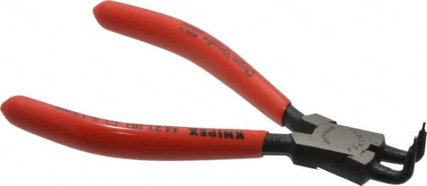 Knipex - Internal Retaining Ring Pliers - 5" OAL, Bent Nose - Caliber Tooling