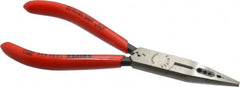 Knipex - 6-1/4" OAL, Electrician's Pliers - Standard Jaw, Standard Head - Caliber Tooling