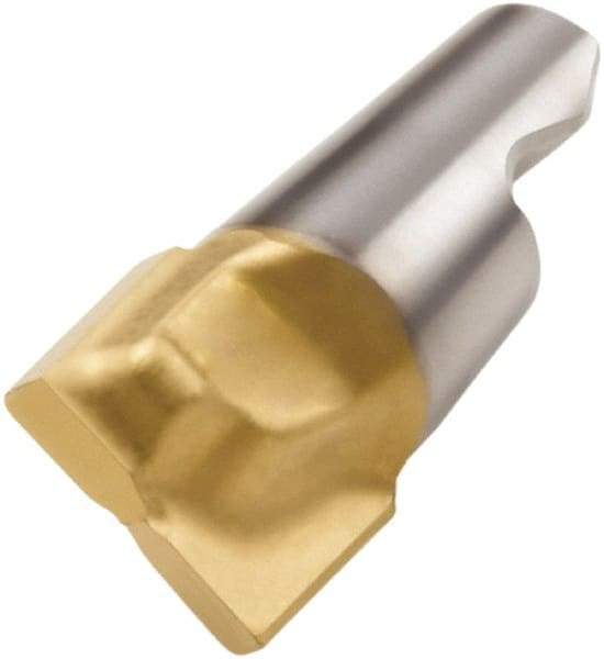 Seco - MM16 D07 Grade T60M Carbide Keyway Milling Tip Insert - TiAlN/TiN Finish, 2 Flutes, 0.618" Cutting Diam, 0.433" Depth of Cut, 0.535" Extension, 0.012" Cnr Rad - Caliber Tooling