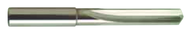 15/32 Dia. - Carbide Straight Flute 4XD Drill-120° Point-Coolant-Bright - Caliber Tooling