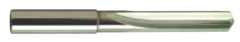 8.9mm Dia. - Carbide Straight Flute 4XD Drill-120Â° Point-Coolant-Bright - Caliber Tooling