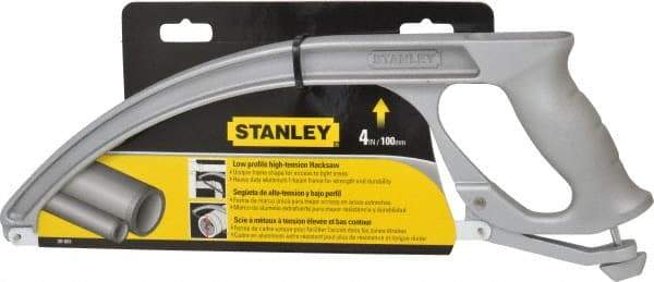 Stanley - 12" Hacksaw - 4" Throat Depth, Ergonomically Design D-Style Handle - Caliber Tooling