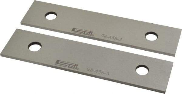 SPI - 6" Long x 1-3/8" High x 1/8" Thick, Steel Parallel - Sold as Matched Pair - Caliber Tooling