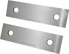 SPI - 6" Long x 1-5/8" High x 1/8" Thick, Steel Parallel - Sold as Matched Pair - Caliber Tooling